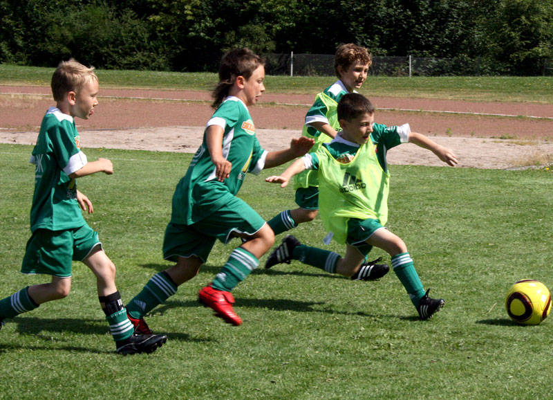 Und dann wurde natürlich ausgiebig Fußball gespielt!