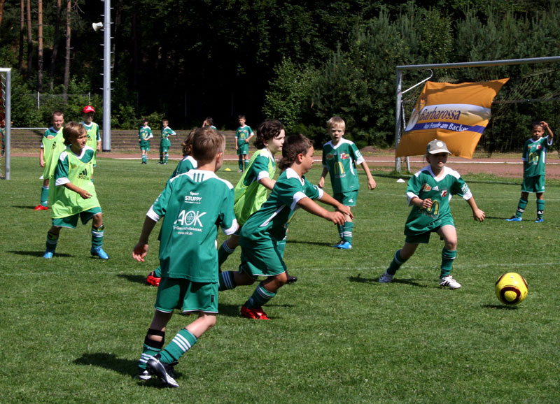  Und dann wurde natürlich ausgiebig Fußball gespielt!