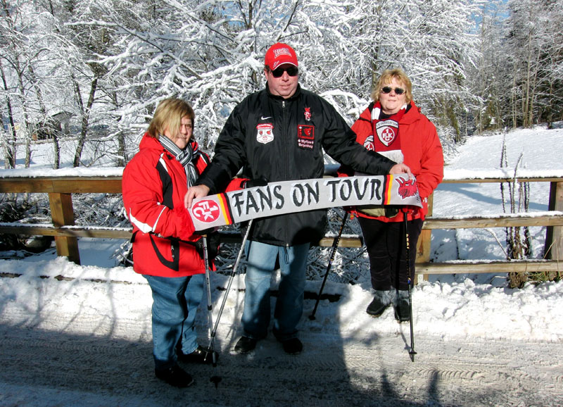 ”Fans on tour” – Fairplay-Mitglieder finden selbst abgelegenste Ecken zur Erholung.