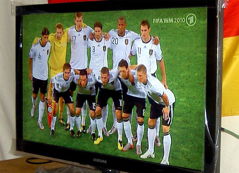 Die Startformation des deutschen Teams für das WM-Halbfinale gegen Spanien.