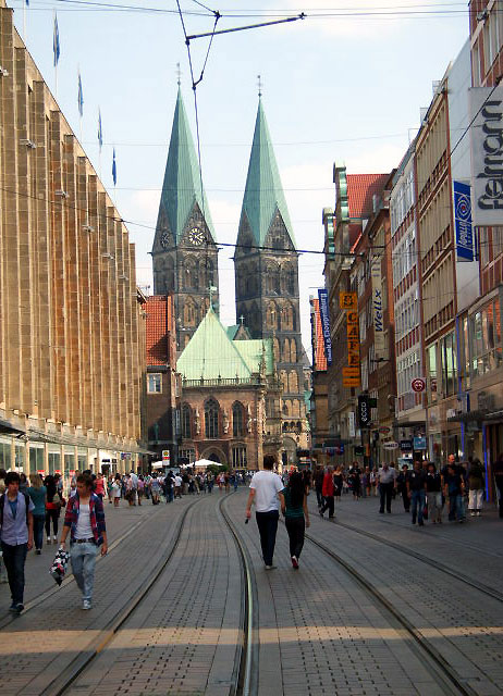 Die zwei Bus-Touristen der besonderen Art stuften Bremen übereinstimmend „als sehr schöne Stadt“ ein!