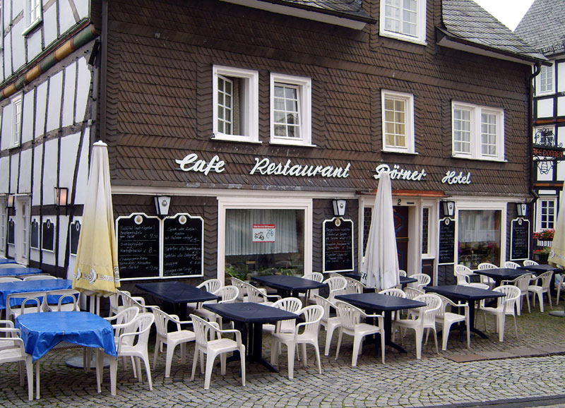 Erstes Quartier – das gemütliche Hotel „Börner“ in Freudenberg.