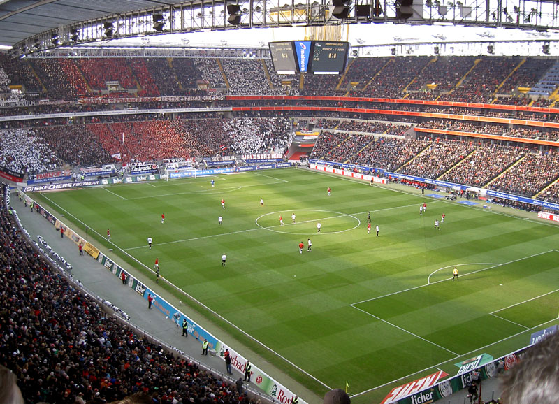 Blick in die Frankfurter „Commerzbank-Arena“.