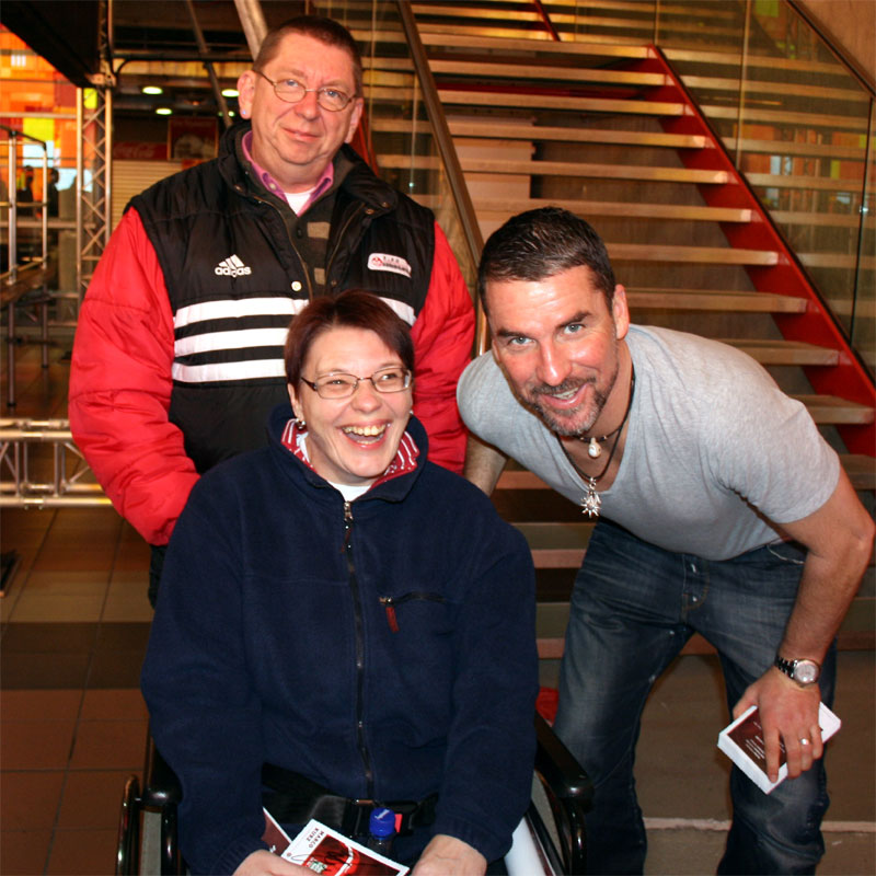 Hautnah bei den Fans: Trainer Marco Kurz.