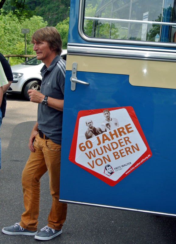  Fungierte sozusagen als “Reiseleiter“: Bernd Rieder („Fritz-Walter-Stiftung“).