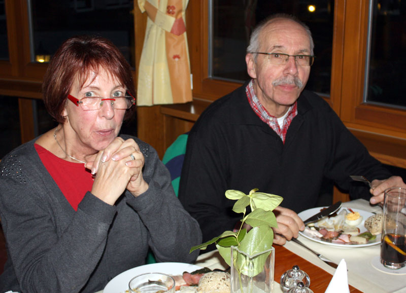  Teilnehmer der Jahreshauptversammlung: Christa & Rolf Conrad (Foto: Bettina Valk-Huber).