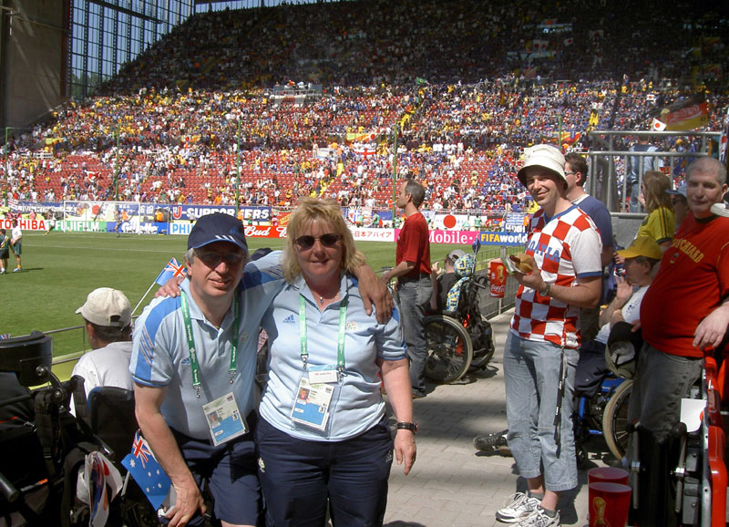 Insgesamt 3 Mitglieder arbeiteten als Volunteers bei der WM 2006 aktiv mit.